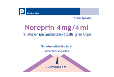 NOREPRIN 4 MG/4 ML внутривенная инфузия ICIN раствор для инъекций ICEREN 10 ампулы
