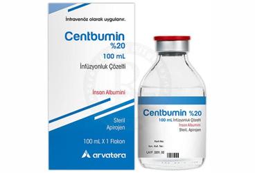 CENTBUMIN %20, 100 ML INFUZYONLUK ÇOZELTI (1 флакон)