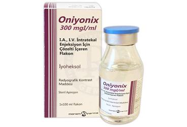 ONIYONIX 300MGI / ML IA,IV ENJ. ICIN COZ. ICEREN флакон (100 ML)