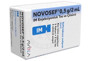NOVOSEF 0,5 G /2 ML IM порошок для инъекций VE COZUCU