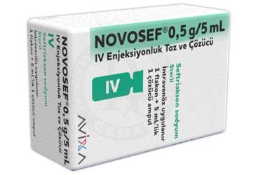NOVOSEF 0,5 G/5 ML IV порошок для инъекций VE COZUCU (1 флакон)