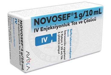 NOVOSEF 1 G/10 ML IV порошок для инъекций VE COZUCU