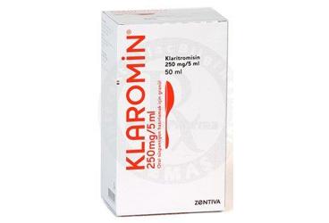 KLAROMIN 250 MG/5 ML ORAL SUSPANSUYON HAZIRLAMAK ICIN гранулы (50 ML)