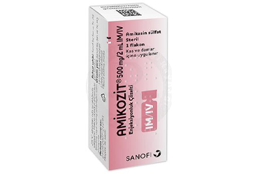 AMIKOZIT 500 MG IM/IV ENJ. COZ. ICEREN флакон, 1 флакон