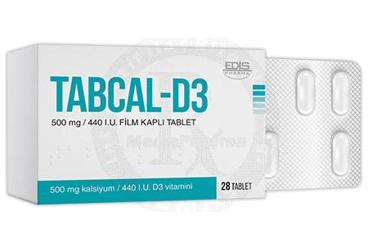 TABCAL-D3 500 MG / 440 I.U. таблетки покрытые оболочкой (28 таблетки)