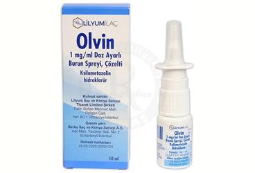 OLVIN 1 MG/ML DOZ AYARLI назальный спрей, COZELTI (10 ML)