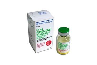 FUNGIZONE 50 MG раствор для инфузий HAZIRLAMAK ICIN порошок (1 флакон)
