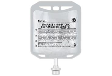 SIMAFLEKS %3 HIPERTONIK SODYUM KLORUR COZELTISI 150 ML (SETLI)