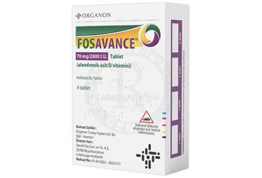 FOSAVANCE 70 MG/2800 IU 4 таблетки