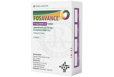 FOSAVANCE 70 MG/5600 IU 4 таблетки