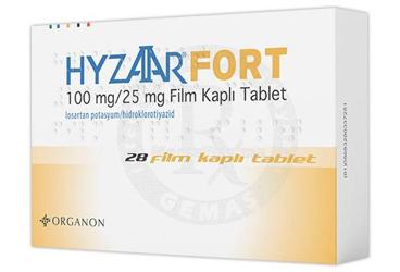 HYZAAR Forte 100 MG/25 MG таблетки покрытые оболочкой (28 таблетки)