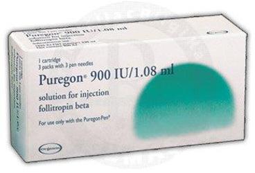PUREGON 900 IU/1.08 ML раствор для инъекций ICEREN KARTUS (1 KARTUS)