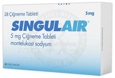 SINGULAIR 5 MG жевательные таблетки (28 таблетки)