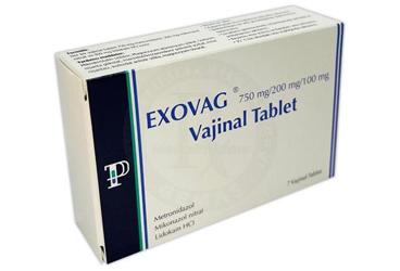 EXOVAG 750MG/200MG/100MG VAJINAL таблетки (7 таблетки)
