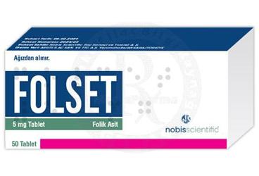 FOLSET 5 MG таблетки (50 таблетки)