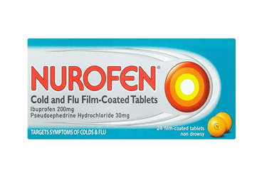 NUROFEN COLD & FLU 200 MG/30 MG таблетки покрытые оболочкой(24 таблетки)