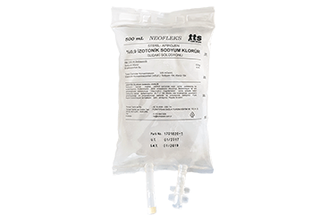 NEOFLEKS %0,9 IZOTONIK SODYUM KLORUR SUDAKI COZELTISI PP-TORBA500 ML(SETSIZ)