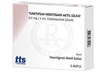 TURKTIPSAN NEOSTIGMINE METIL SULFAT 0,5 MG/1 ML раствор для инъекций 6 ампулы