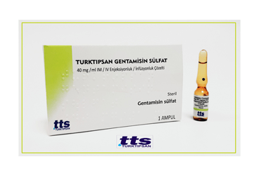 TURKTIPSAN GENTAMISIN SULFAT 40 MG/ML IM/IV ENJEKSIYONLUK/раствор для инфузий (1 ампулы)