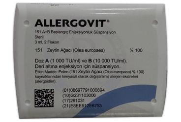 ALLERGOVIT 151 A + B BASLANGIC ENJEKSIYONLUK суспензия (1 + 1 ADET)