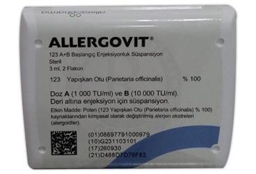 ALLERGOVIT 123 A + B BASLANGIC ENJEKSIYONLUK суспензия