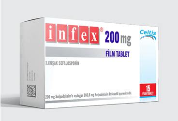 INFEX 200 MG 20 таблетки покрытые оболочкой