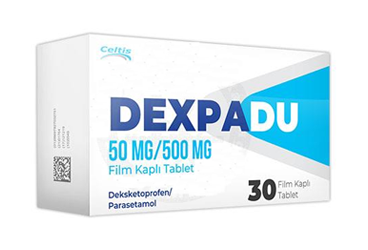 DEXPADU 50 MG /500 MG 30 таблетки покрытые оболочкой