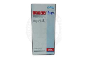 INFEX Plus 100/62,5 MG/ 5 ML суспензия для приёма внутрь HAZIRLAMAK ICIN KURU порошок 100 ML