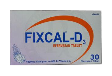 FIXCAL D3 1000 MG / 880 IU шипучие таблетки (30 шипучие таблетки)