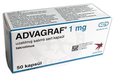 ADVAGRAF 1 MG 50 UZATILMIS SALIMLI 50 твёрдые капсулы