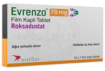 EVRENZO 70 MG таблетки покрытые оболочкой (12 ADET)