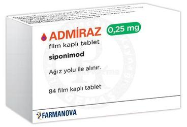 ADMIRAZ 0,25 MG таблетки покрытые оболочкой (84 таблетки)