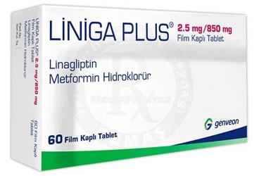 LINIGA Plus 2.5 MG/850 MG таблетки покрытые оболочкой (60 ADET)