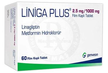 LINIGA Plus 2.5 MG/1000 MG таблетки покрытые оболочкой (60 ADET)