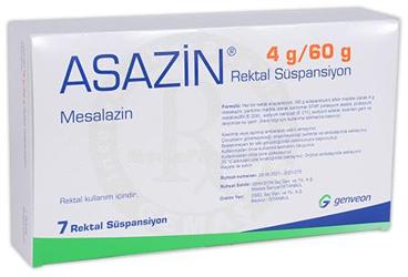 ASAZIN 4 G/60 G REKTAL суспензия