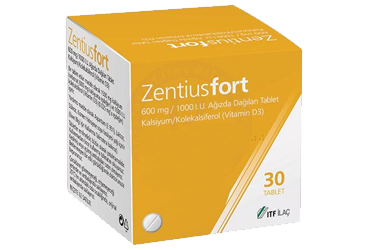 ZENTIUS Forte 600 MG + 1000 I.U. таблетки диспергируемые во рту (30 таблетки)