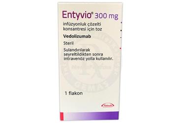 ENTYVIO 300 MG раствор для инфузий KONSANTRESI ICIN порошок (1 флакон)