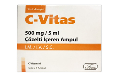 C-VITAS 500 MG/5 ML COZELTI ICEREN 5 ампулы
