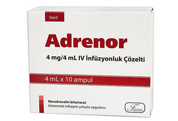 ADRENOR 4 MG/4 ML IV INF. ICIN KON.COZ.ICEREN 10 ампулы