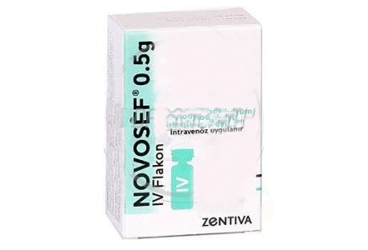 NOVOSEF 500 MG IV 1 флакон — фото упаковки