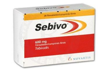 SEBIVO 600 MG 28 таблетки покрытые оболочкой