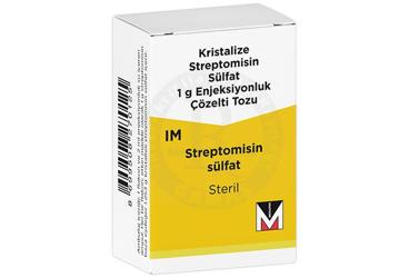 KRISTALIZE STREPTOMISIN SULFAT 1 GR раствор для инъекций порошокU (1 флакон)