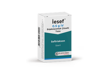 IESEF 0.5 G IV раствор для инъекций порошокU