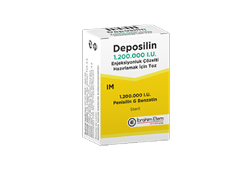 DEPOSILIN 1.200.000 IU раствор для инъекций HAZIRLAMAK ICIN порошок (1 флакон)