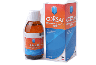 CORSAL 120 MG+5 MG+2 MG/5ML ŞURUP