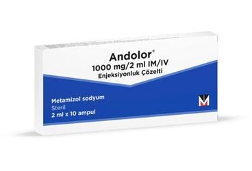 ANDOLOR 1000 MG/2 ML IM/IV раствор для инъекций