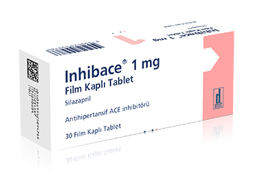 INHIBACE 1 MG таблетки покрытые оболочкой