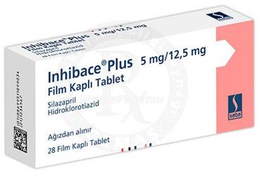 INHIBACE Plus 5 MG / 12,5 MG 28 таблетки