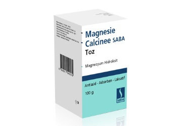 MAGNESIE CALCINEE SABA 400 MG суспензия HAZIRLAMAK ICIN порошок (100 G)