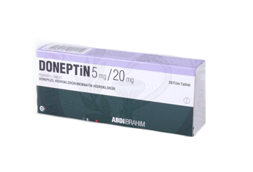 DONEPTIN 5 MG/20 MG 28 таблетки покрытые оболочкой